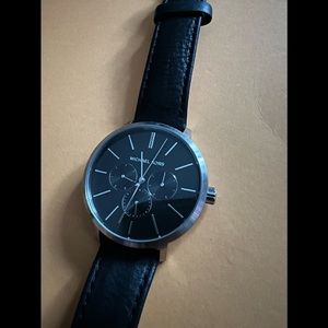 Michael Kors Blake Silver Black Chronograph Mens MK8832 Watch